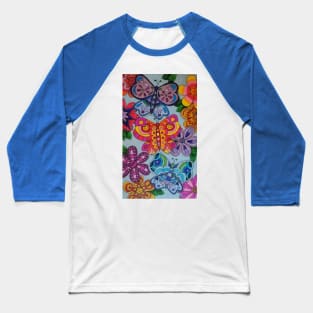 Butterflies Baseball T-Shirt